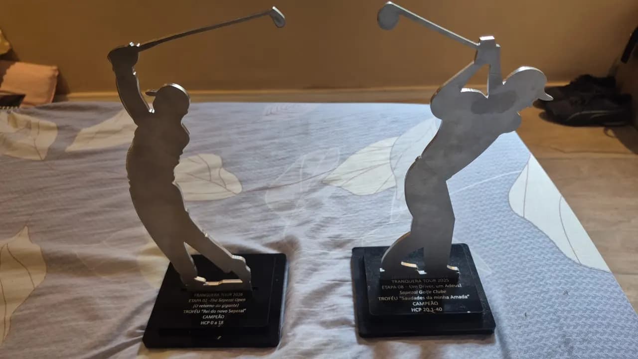 Troféus da etapa Sapezal
